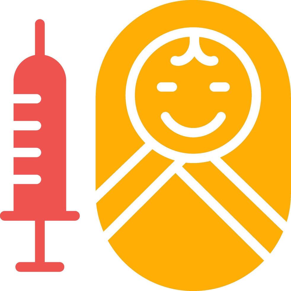 Vaccination Creative Icon Design vector