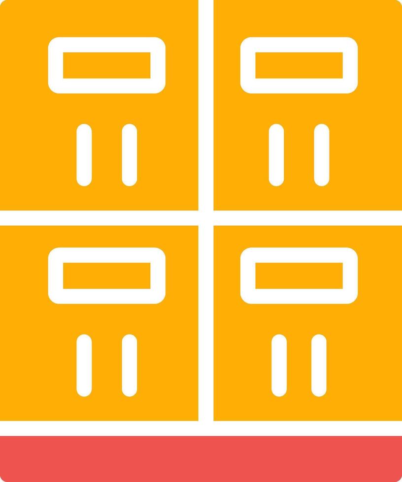 Lockers Creative Icon Design vector