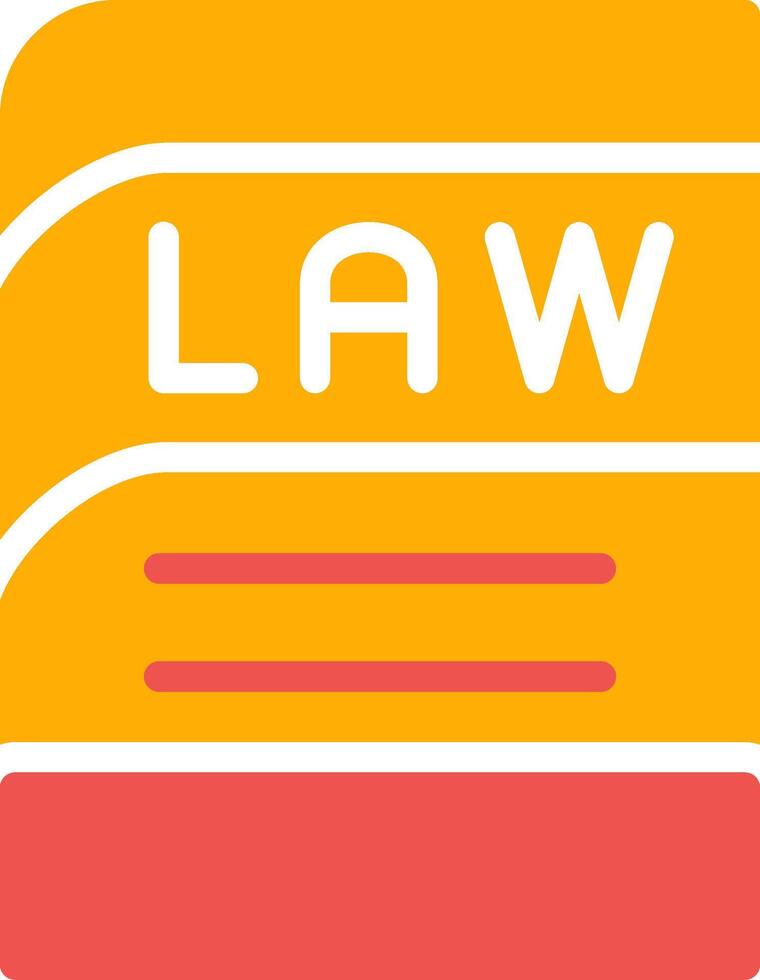 Law Book Creative Icon Design vector