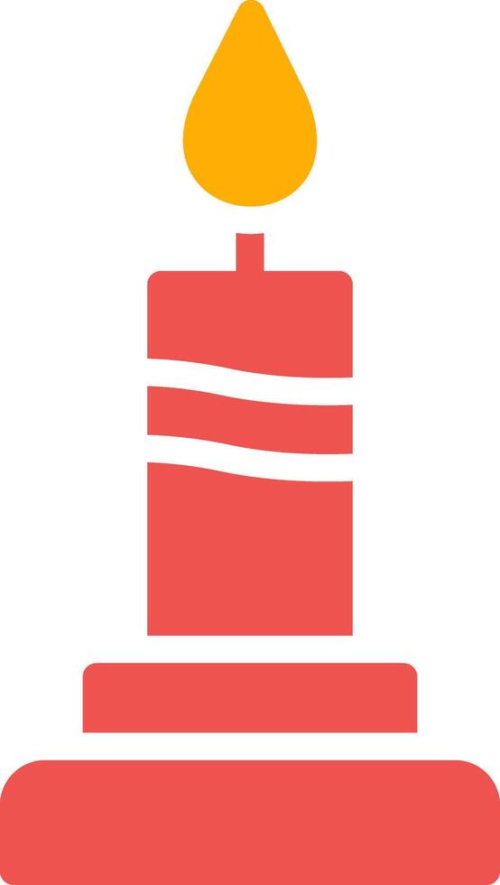 Candle Creative Icon Design vector
