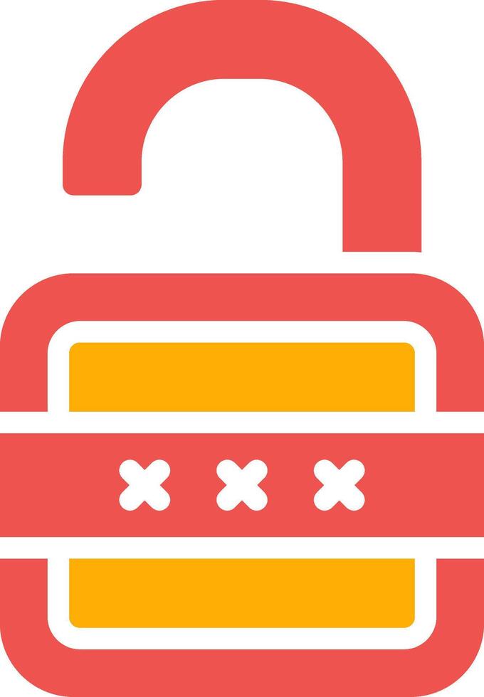 Lock Open Creative Icon Design vector