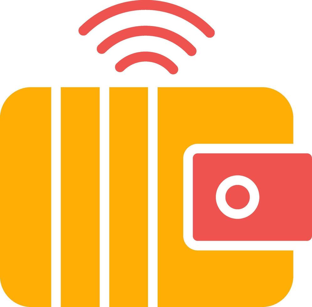 Smart Wallet Creative Icon Design vector