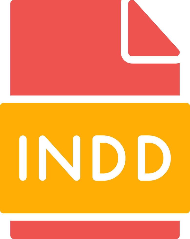 Indd File Creative Icon Design vector