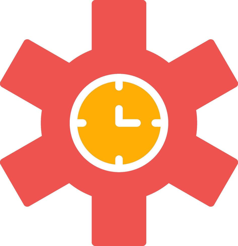 hora administración creativo icono diseño vector