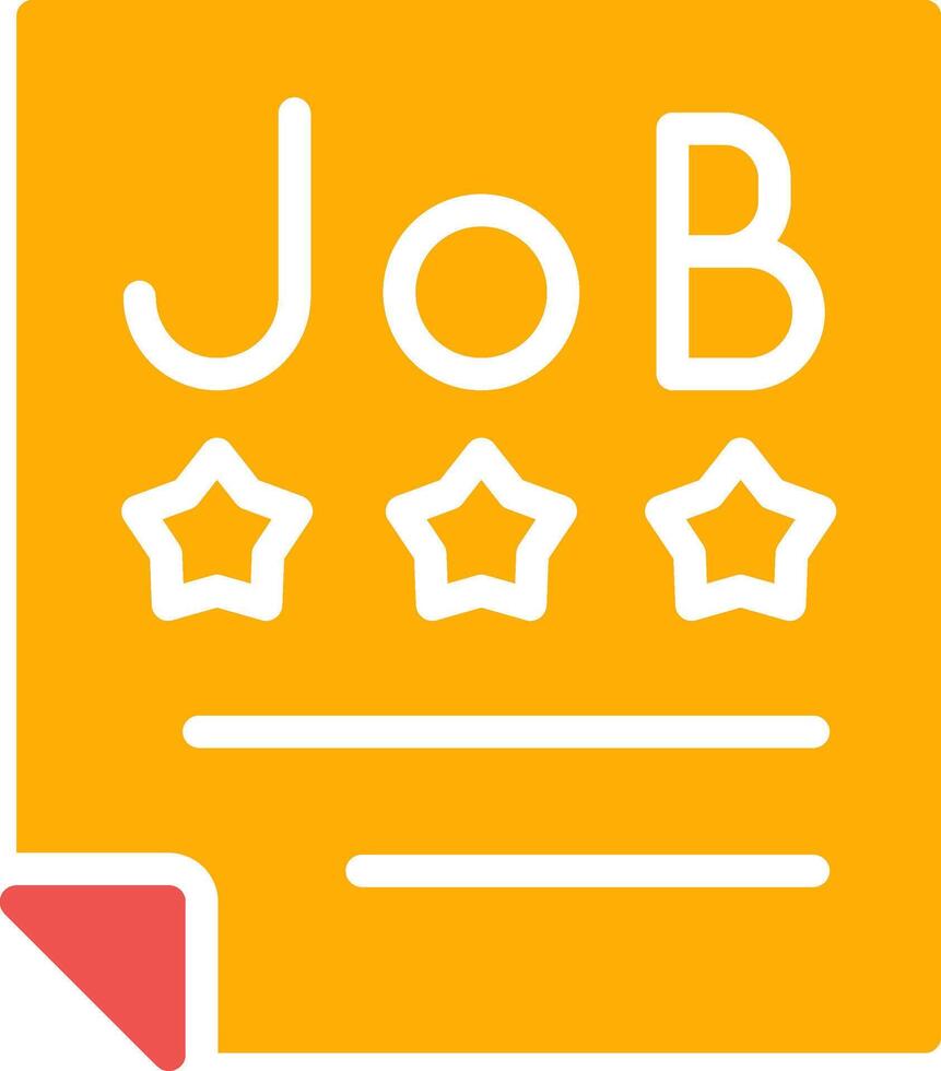 Job Offer Creative Icon Design vector