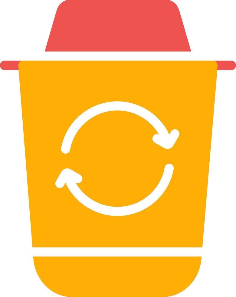 Recycle Bin Creative Icon Design vector