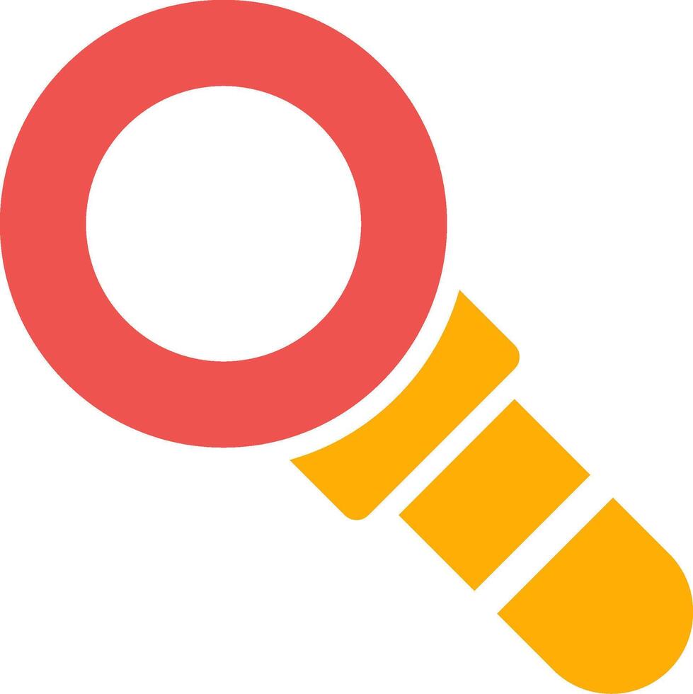 Magnifying Glass Creative Icon Design vector