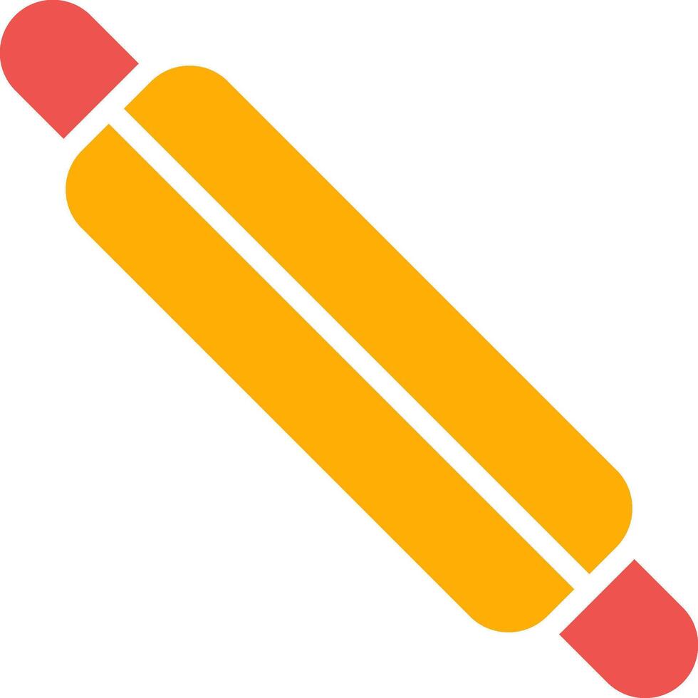 Rolling Pin Creative Icon Design vector
