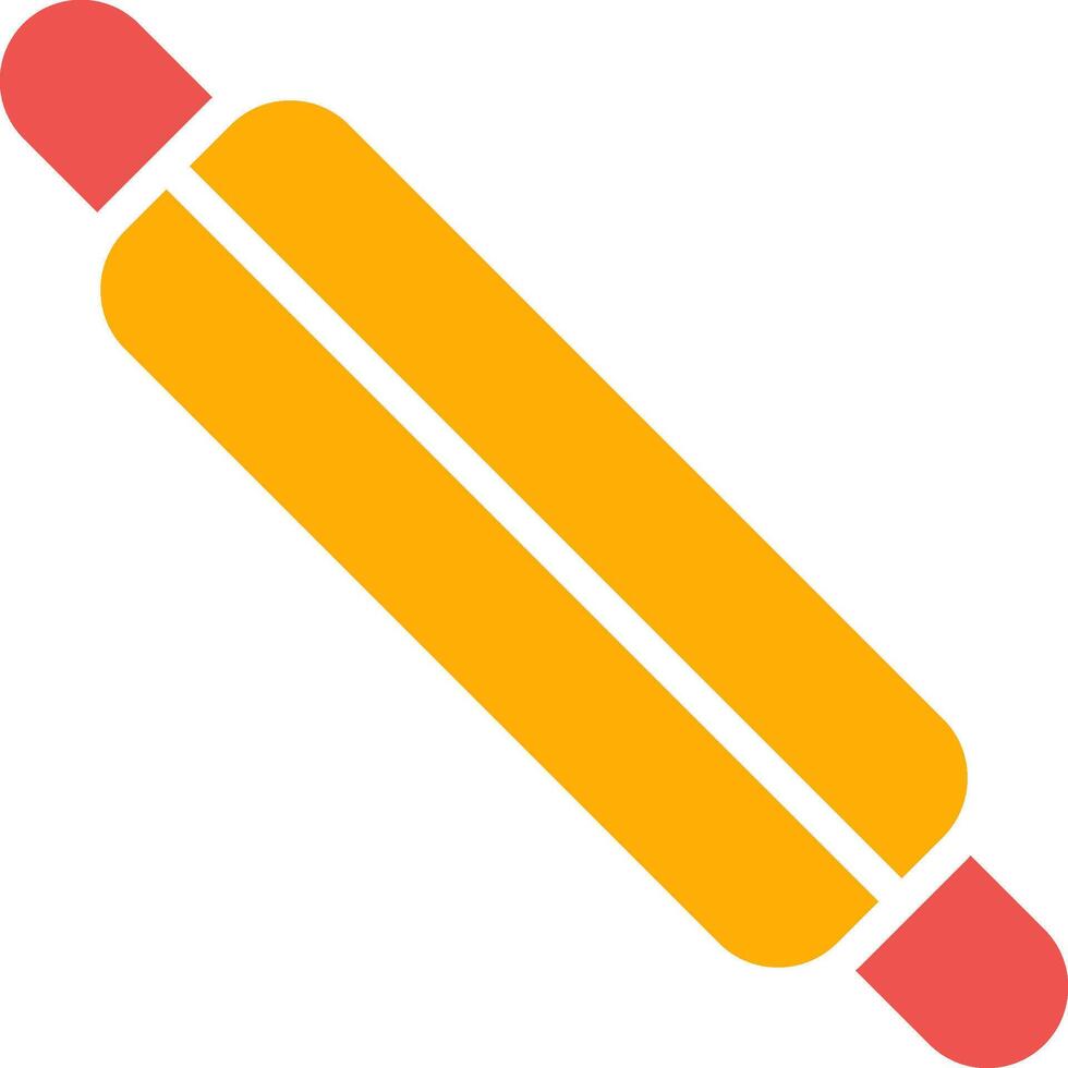 Rolling Pin Creative Icon Design vector