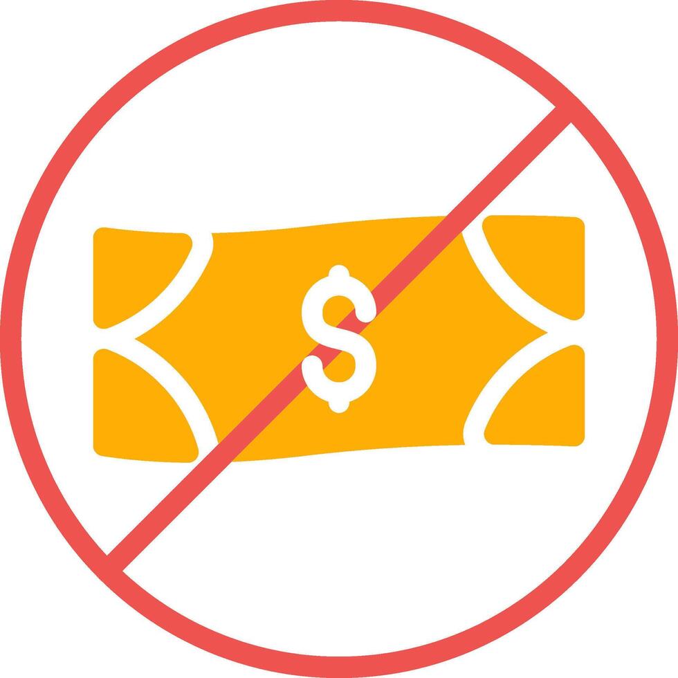 Forbidden Creative Icon Design vector