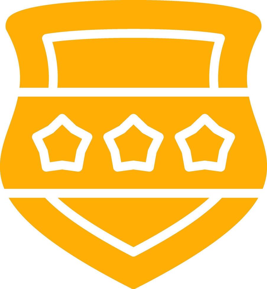 Police Shield Creative Icon Design vector