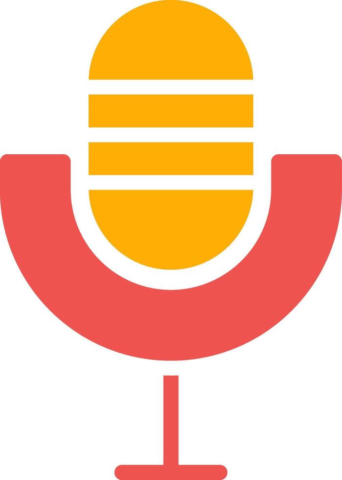 Microphone Creative Icon Design vector