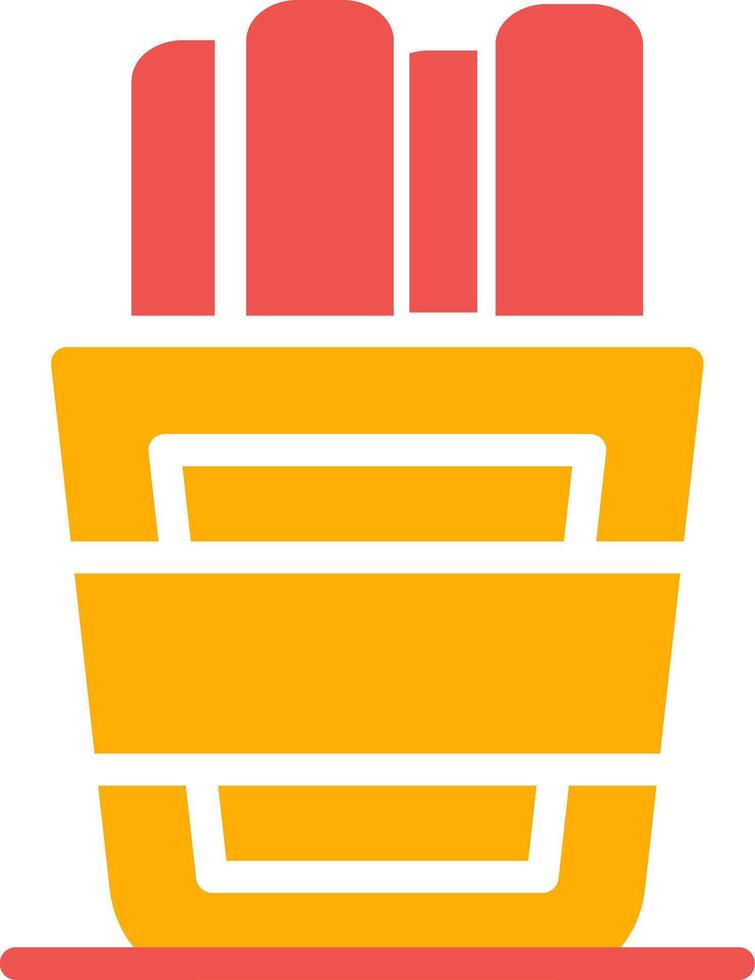 French Fries Creative Icon Design vector