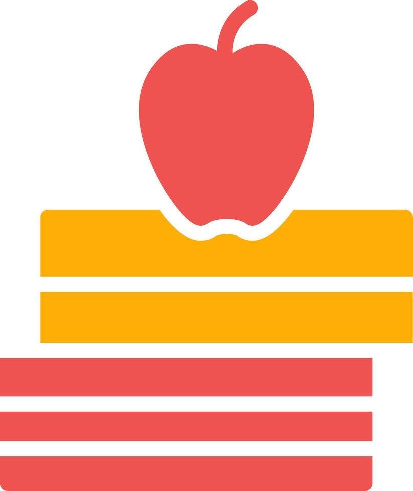 Stack Of Books Creative Icon Design vector