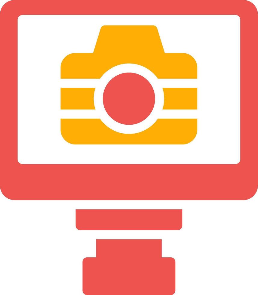 Lcd Camera Creative Icon Design vector