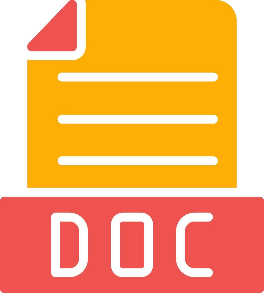 Doc Creative Icon Design vector