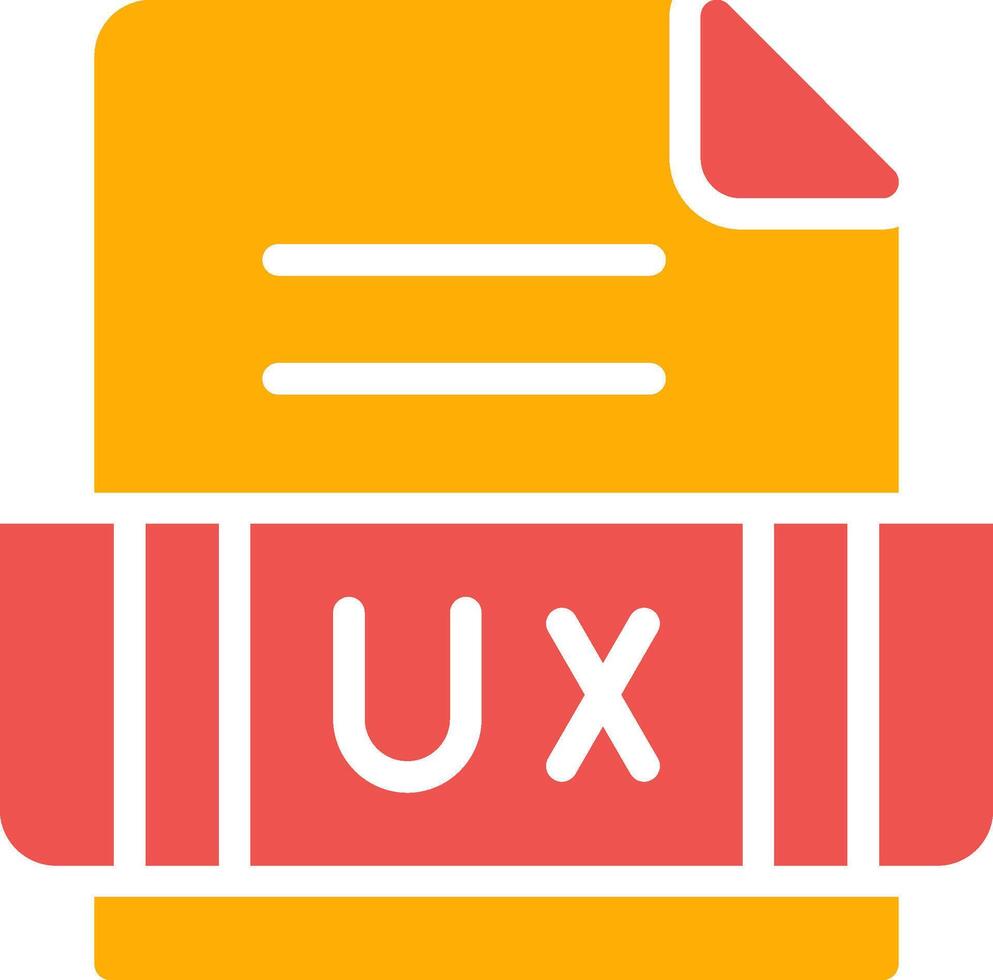 Ux Format Creative Icon Design vector