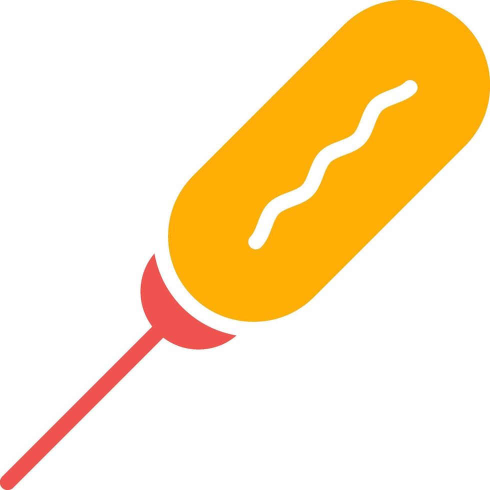 Corn Dog Creative Icon Design vector