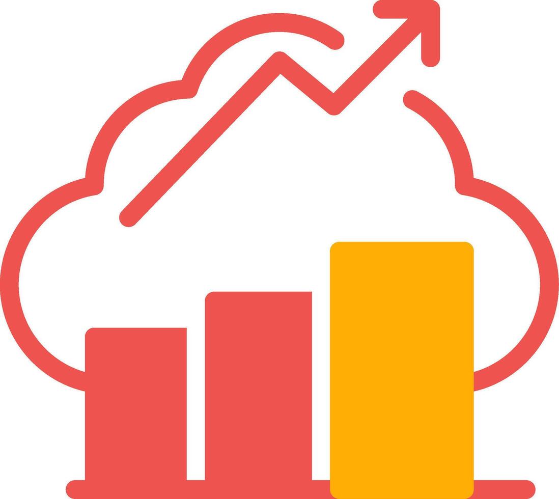 Financial Data Creative Icon Design vector