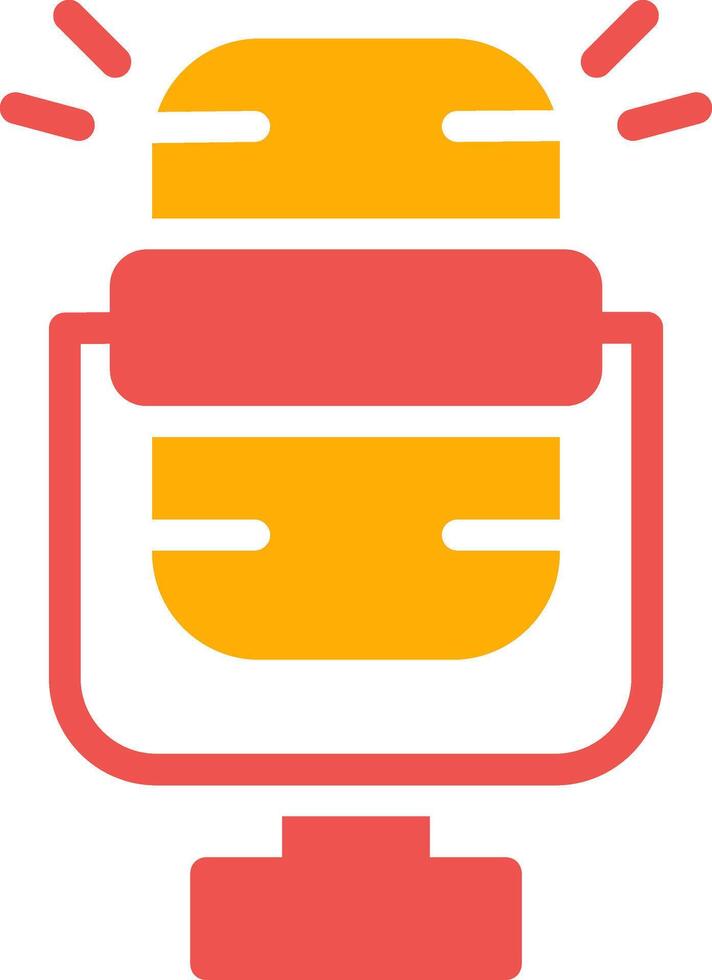 Microphone Creative Icon Design vector