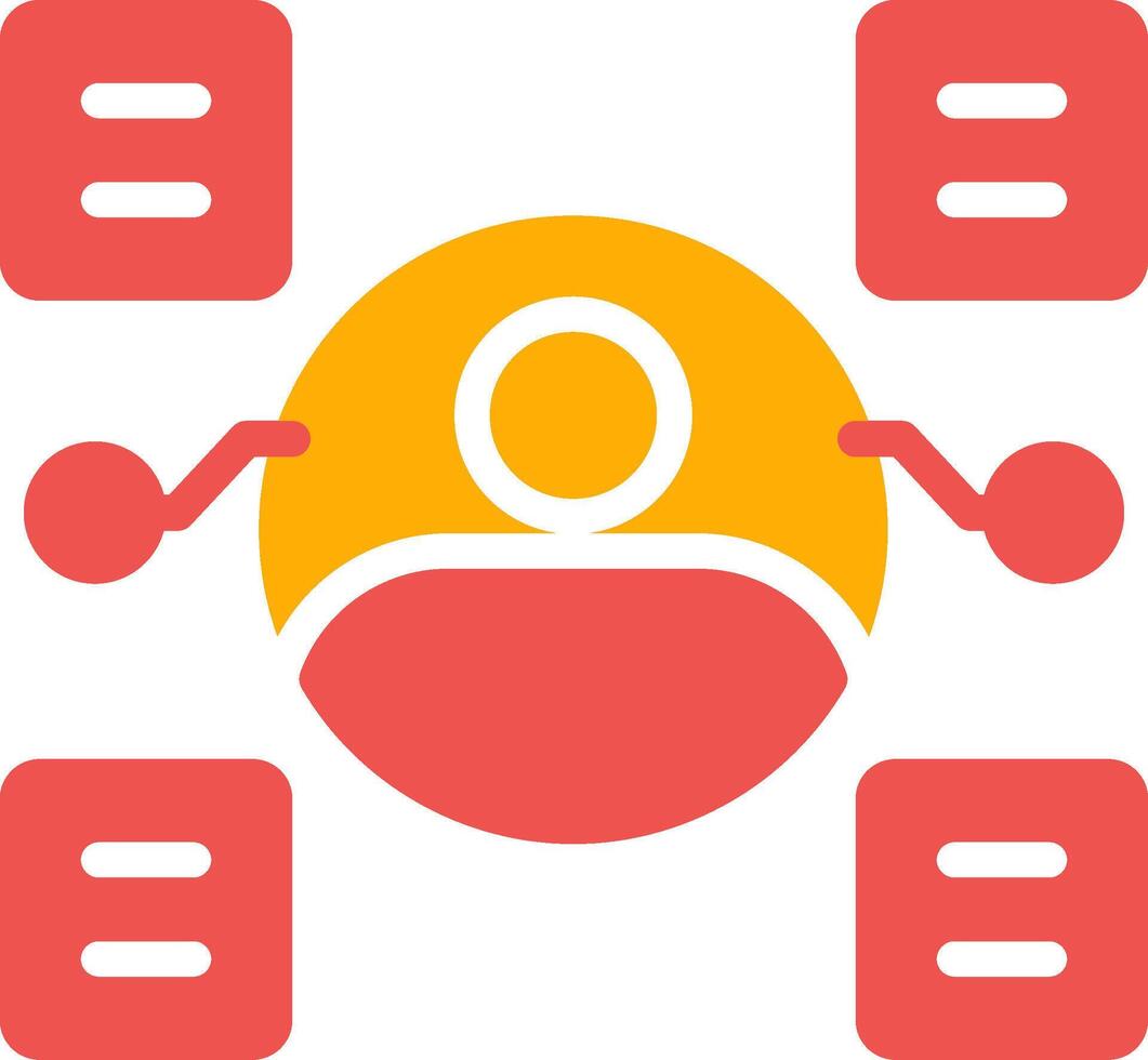 User Predictions Creative Icon Design vector