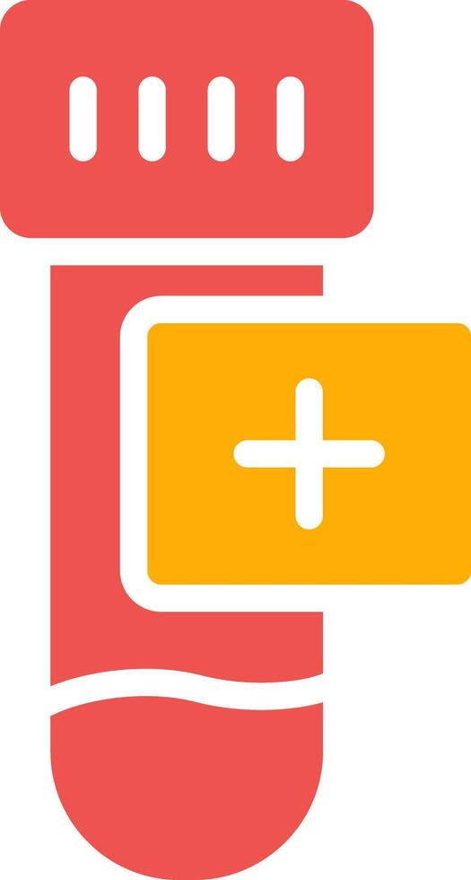 Blood Sample Creative Icon Design vector