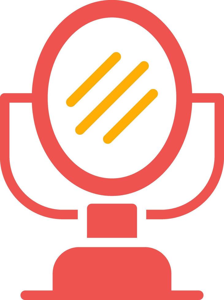 Mirror Creative Icon Design vector