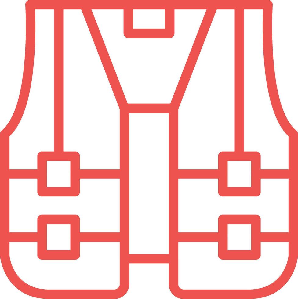 High Visibility Vest Creative Icon Design vector