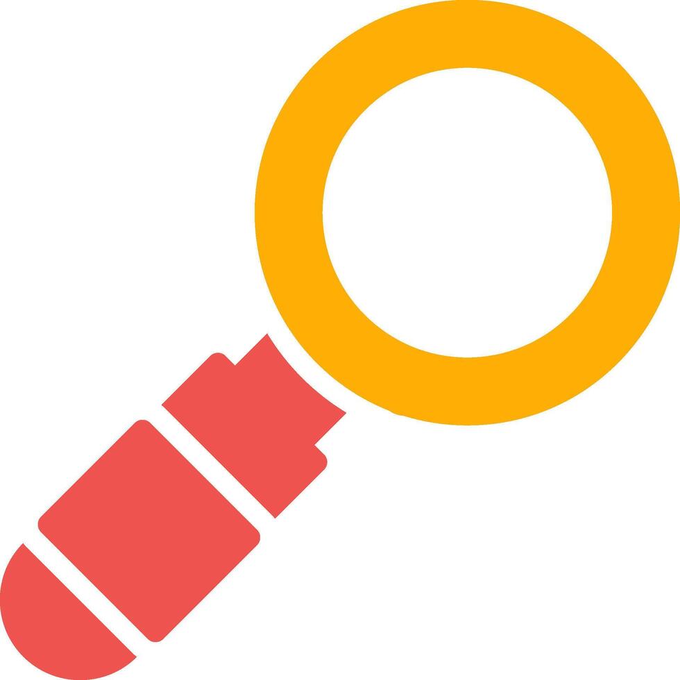 Magnifying Glass Creative Icon Design vector