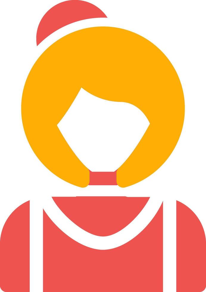 Old Woman Creative Icon Design vector