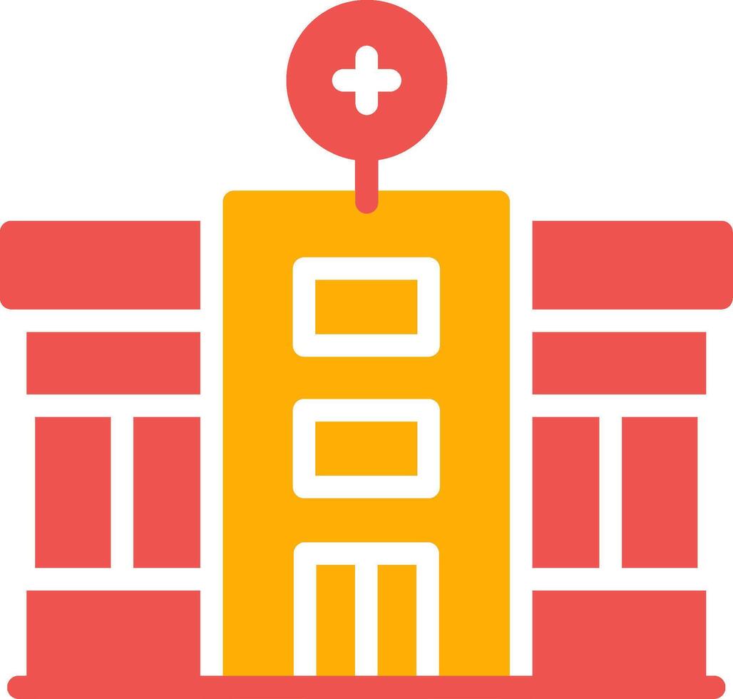 diseño de icono creativo de hospital vector