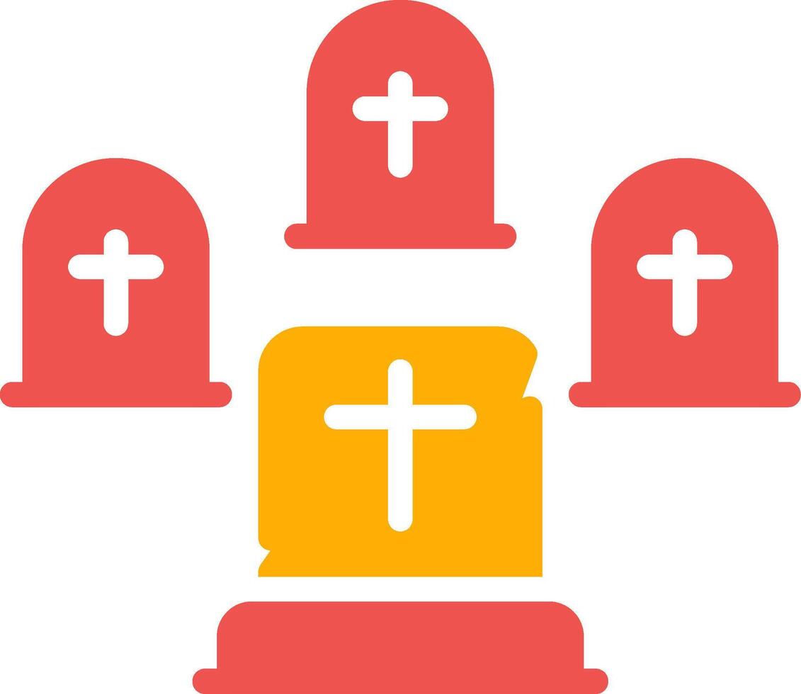 Graveyard Creative Icon Design vector