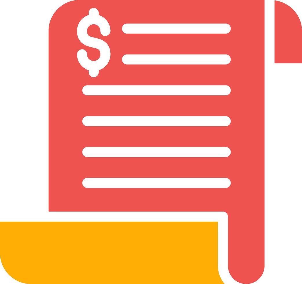 Bill Creative Icon Design vector