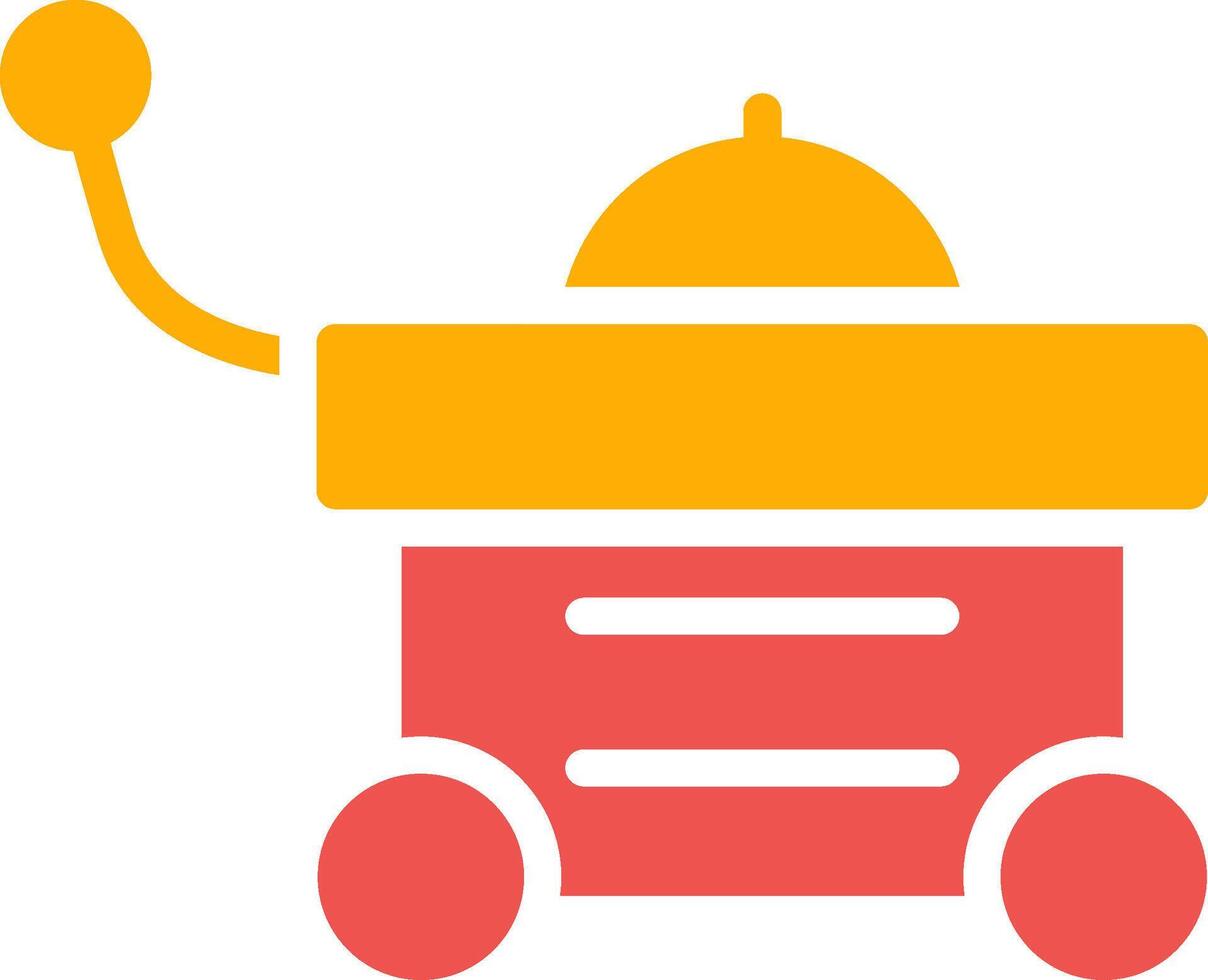 Food Cart Creative Icon Design vector