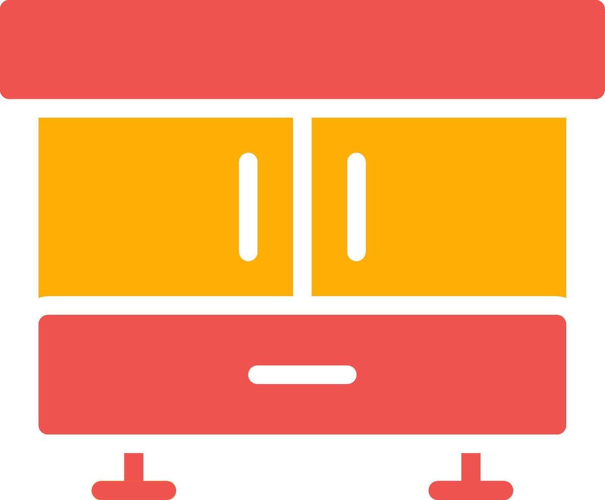 Drawers Creative Icon Design vector