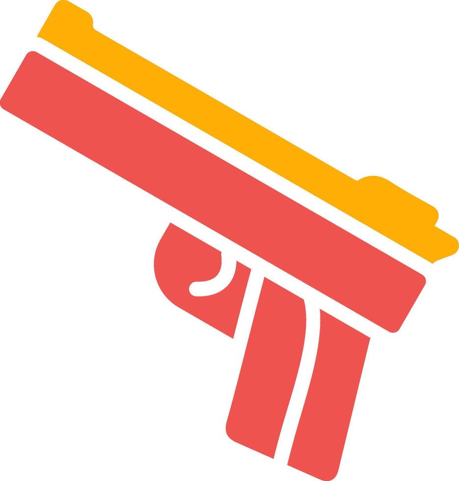 Police Gun Creative Icon Design vector