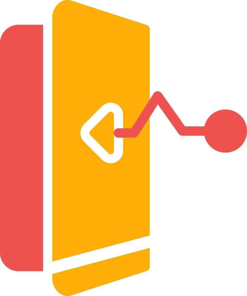 Exit Strategy Creative Icon Design vector
