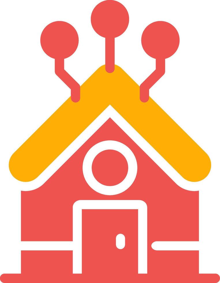 Home Network Creative Icon Design vector