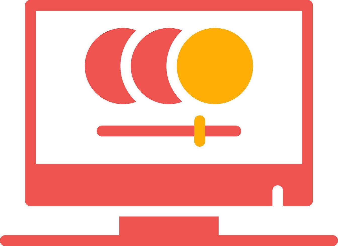 Digital Animation Creative Icon Design vector