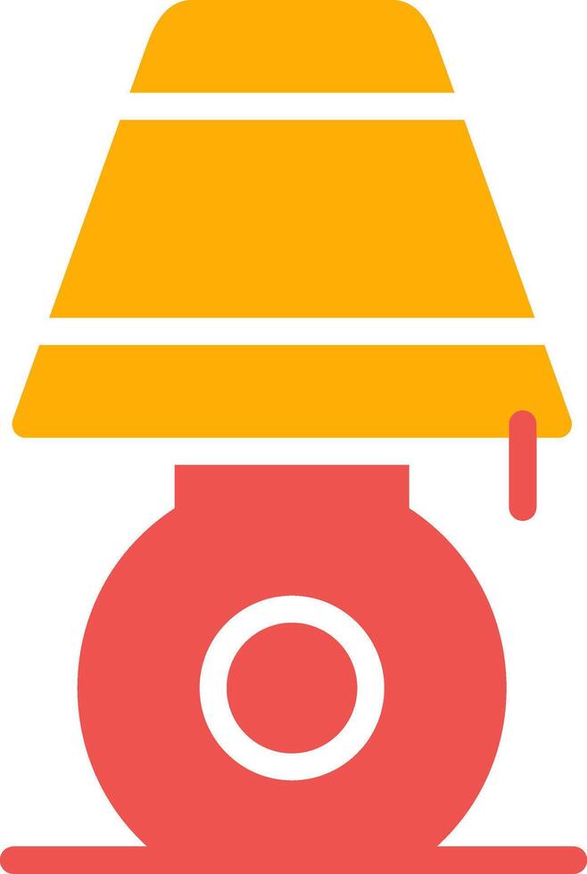 Desk Lamp Creative Icon Design vector