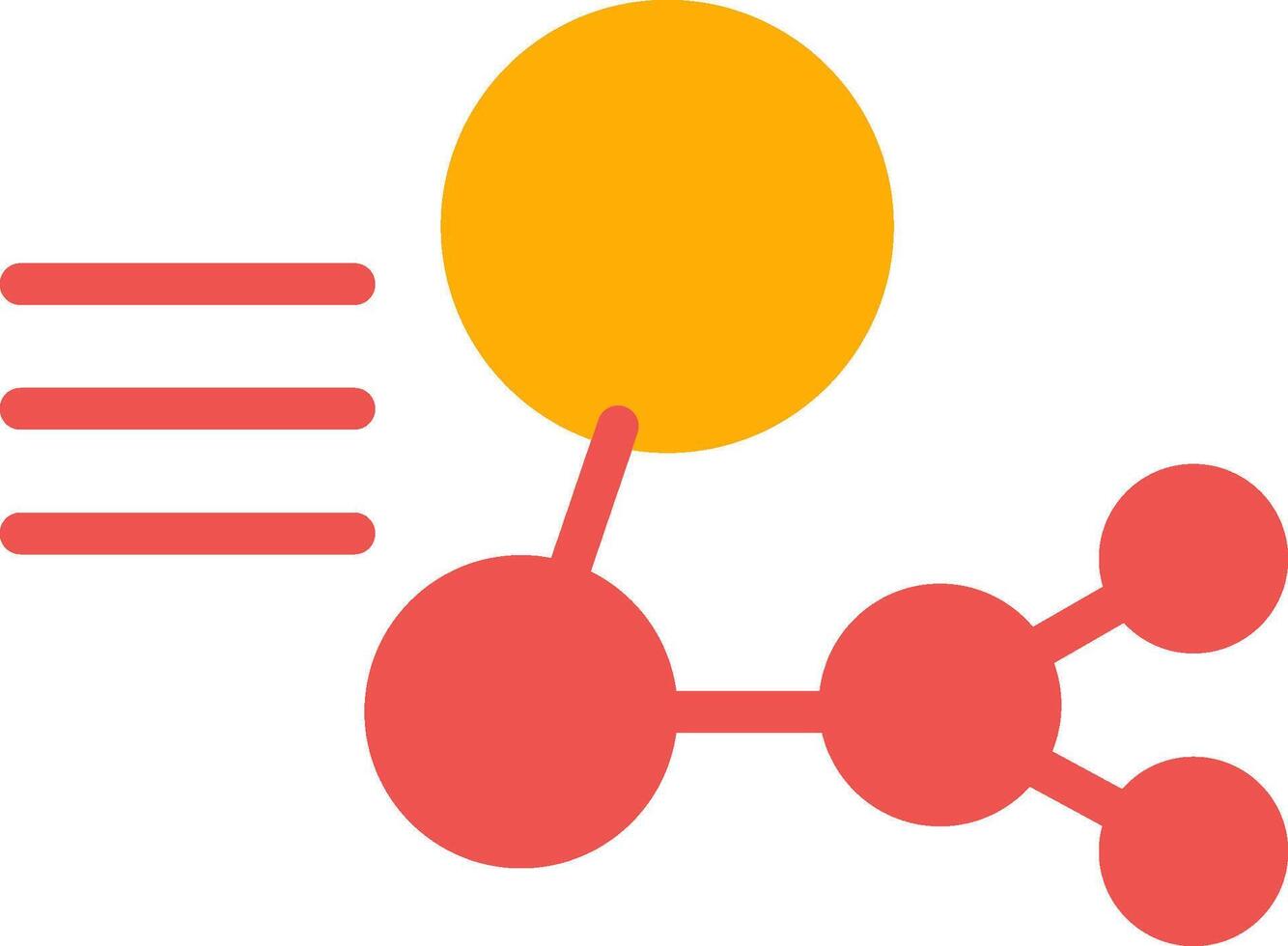 diseño de icono creativo de estructura molecular vector