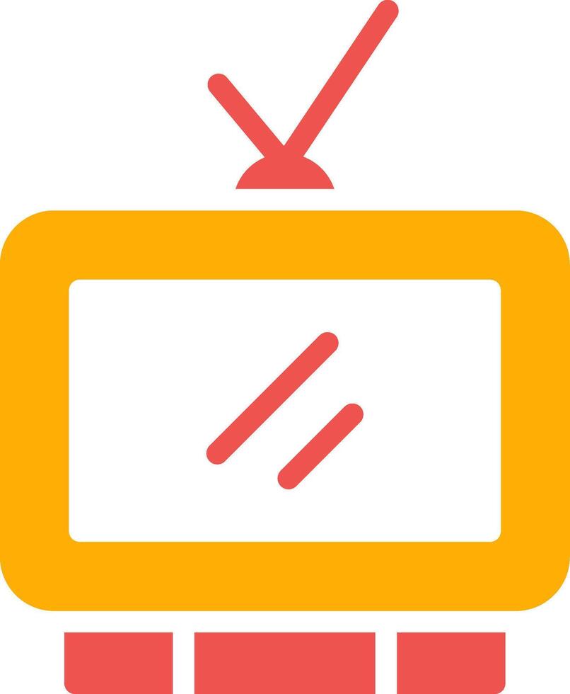 Television Creative Icon Design vector