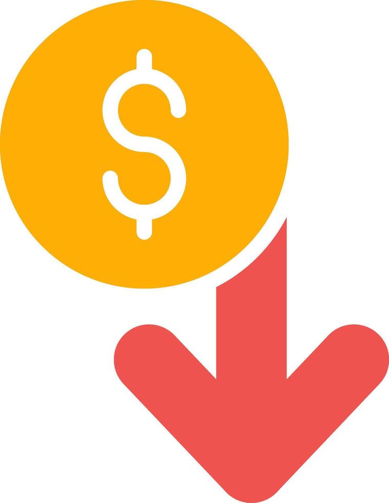Capitalized Cost Reduction Creative Icon Design vector