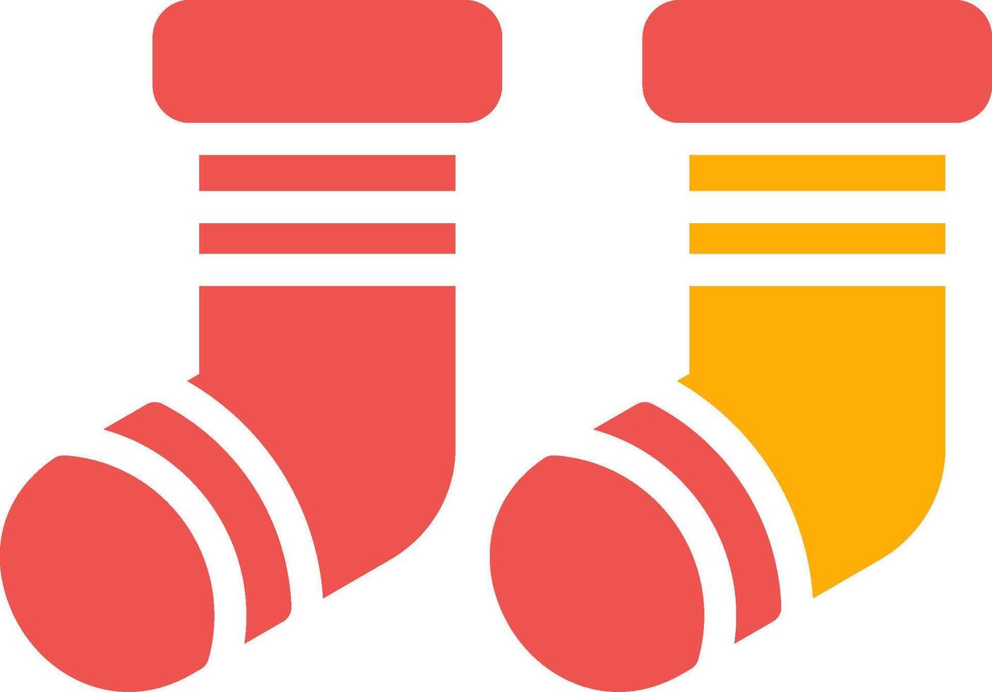 Baby Socks Creative Icon Design vector