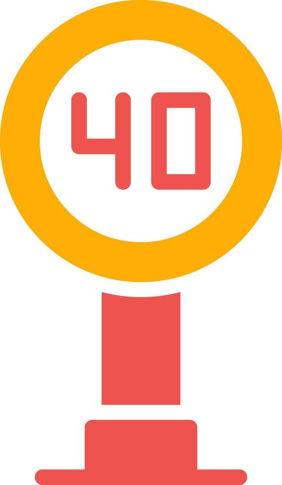Speed Sign Creative Icon Design vector