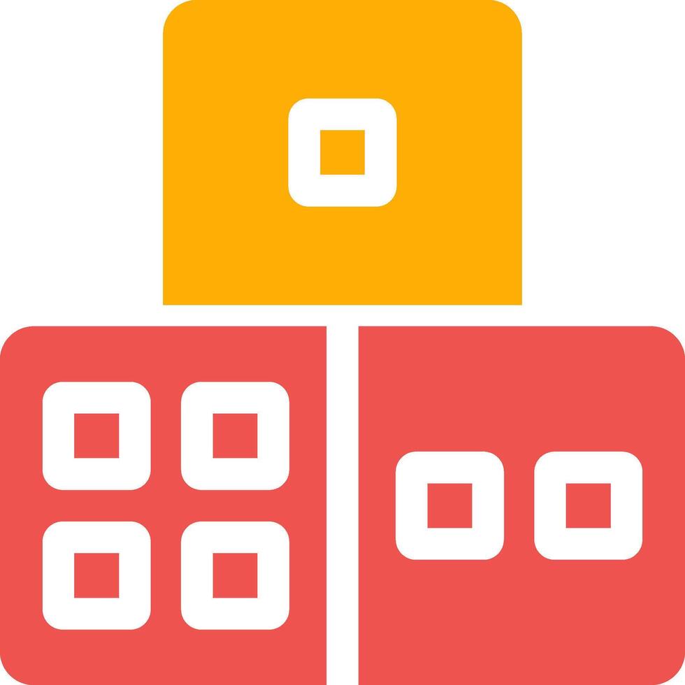 Dice Creative Icon Design vector
