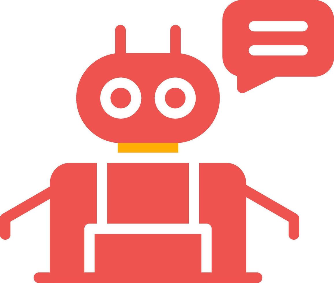 Chatbot Creative Icon Design vector