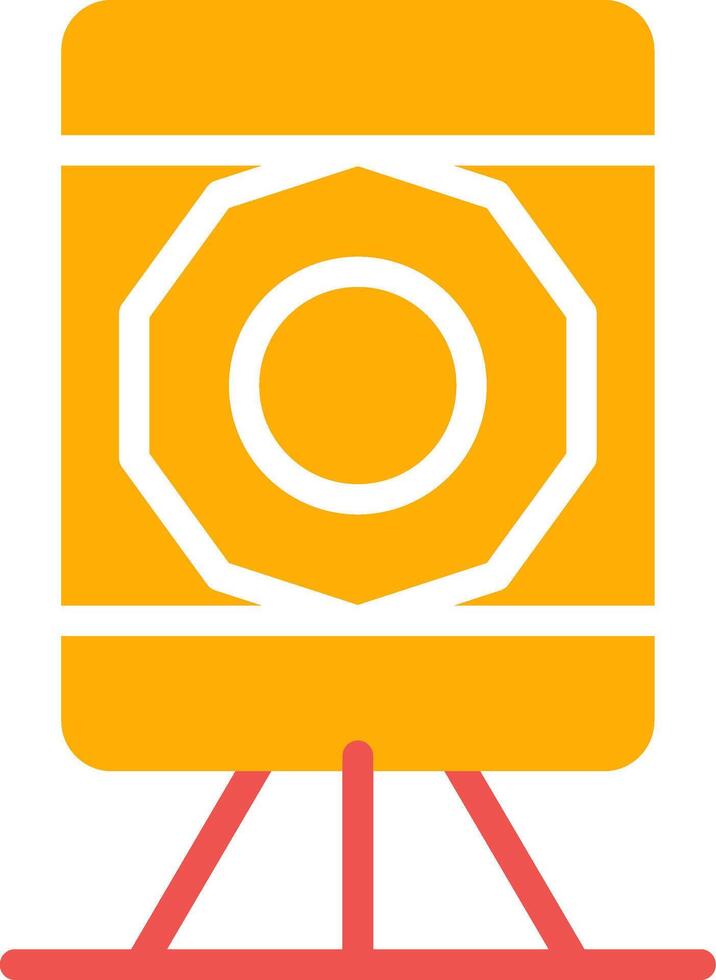 Theodolite Creative Icon Design vector