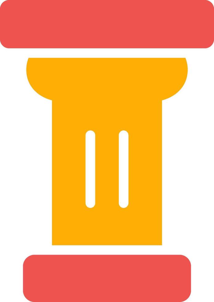 Pillar Creative Icon Design vector