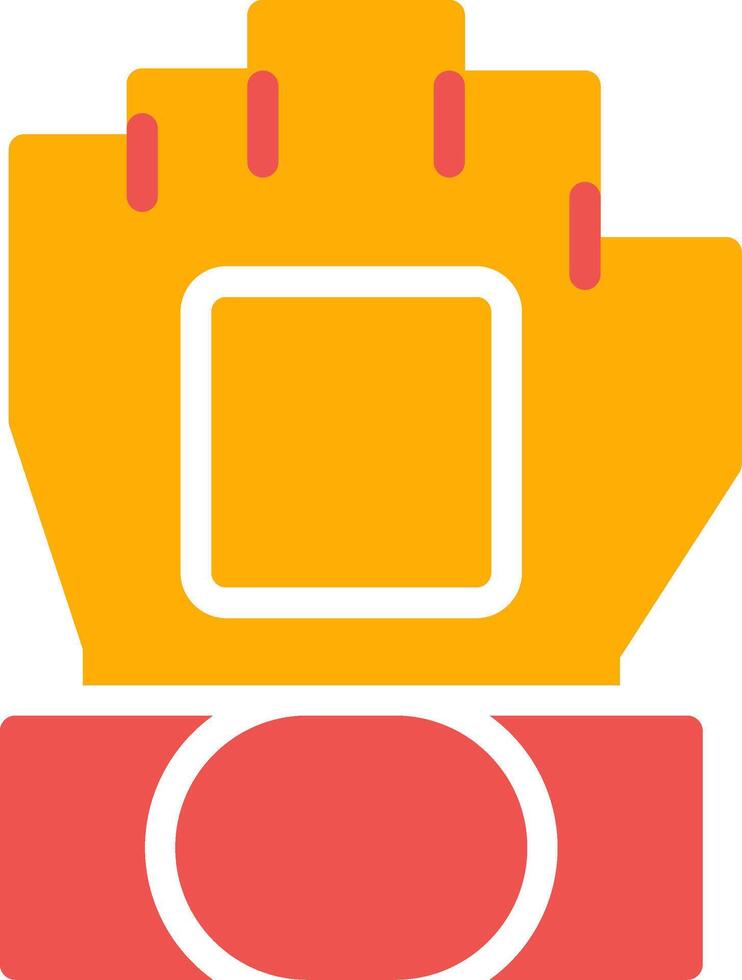 Fingerless Gloves Creative Icon Design vector